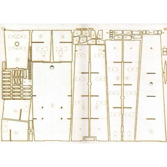 LASER CUTTING TO MODEL OREL 217 HENRY GRACE A DIEU OREL 217/2