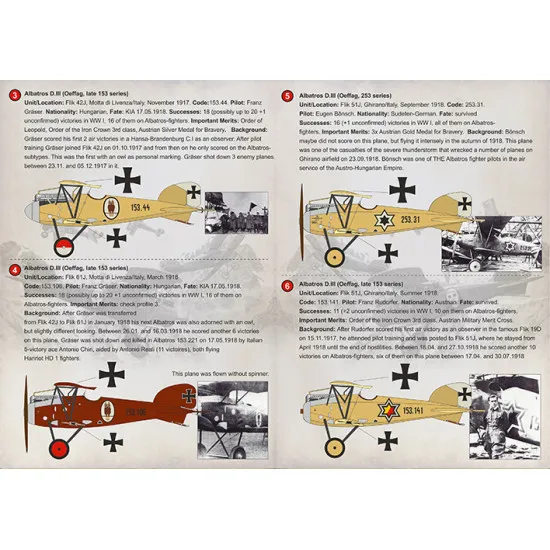DECAL 1/72 FOR ALBATROS-FIGHTERS PRINT SCALE 72-316