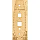 DECK OF WOOD VENEE CIVIL FLEET POMOR BOAT REPLICA ST NICHOLAS 1/100 OREL 168/3