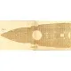 DECK OF WOOD VENEE MILITARY FLEET BATTLECRUISER SHIP ISHMAEL 1/200 OREL 175/3 DECK OF WOOD VENEE MILITARY FLEET BATTLECRUISER SHIP ISHMAEL 1/200 OREL 175/3