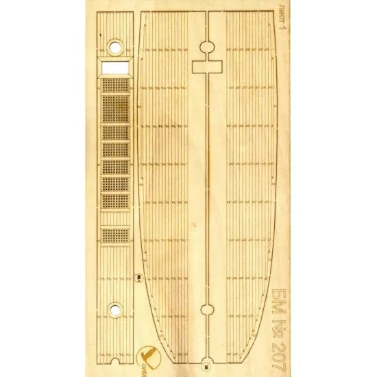 DECK OF WOOD VENEER MILITARY FLEET BATTLESHIP 3 RANK LE FLEURON 1/100 OREL 207/3