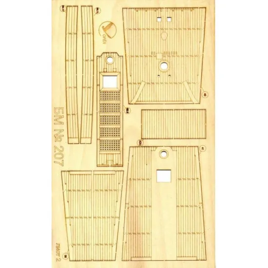 DECK OF WOOD VENEER MILITARY FLEET BATTLESHIP 3 RANK LE FLEURON 1/100 OREL 207/3