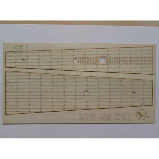 DECK FROM WOODEN VENEER TO MODEL OREL 217 HENRY GRACE A DIEU OREL 217/3