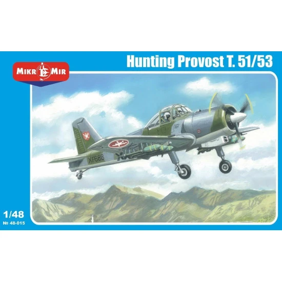 Mikro-Mir 48-015 Hunting Percival Provost T.51/53 (Military) Plastic kit 1/48