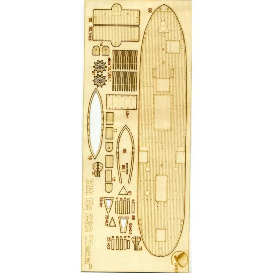 DECKS MADE OF WOOD VENEER TO MODEL OREL 232 LENA CIVIL FLEET OREL 232/3