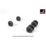 1/35 Ch-47 Chinook Wheels W/ Weighted Tires, Universal