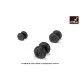 1/72 Mil Mi-26 Halo wheels w/ weighted tires, universal