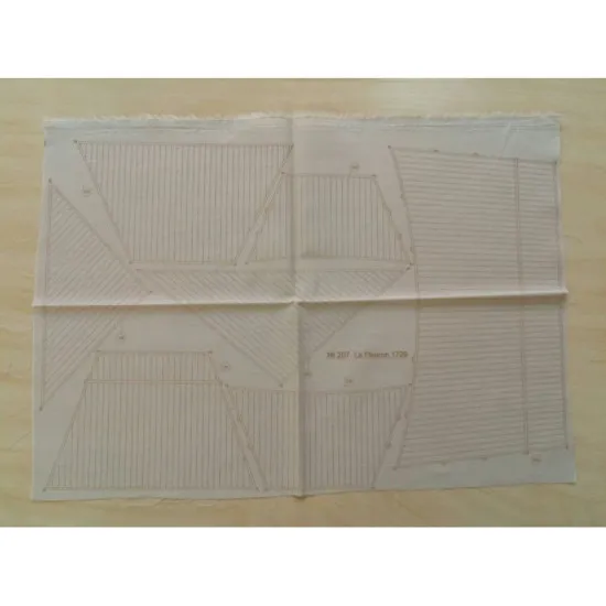 SET SAIL FROM FABRIC FOR MILITARY FLEET BATTLESHIP LE FLEURON OREL 207/4