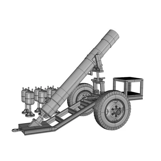 SYRIAN ARTILLERY HELL CANNONS ACE 72444 PLASTIC MODEL KIT SCALE 1/72