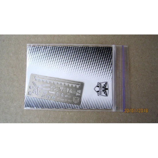 ModelSvit 72034 - 1/72 – Dassault Mirage III V-02 French VTOL (PE parts)