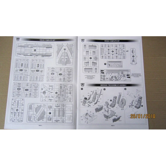 ModelSvit 72034 - 1/72 – Dassault Mirage III V-02 French VTOL (PE parts)