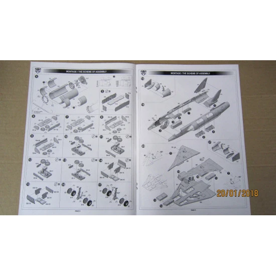 ModelSvit 72034 - 1/72 – Dassault Mirage III V-02 French VTOL (PE parts)