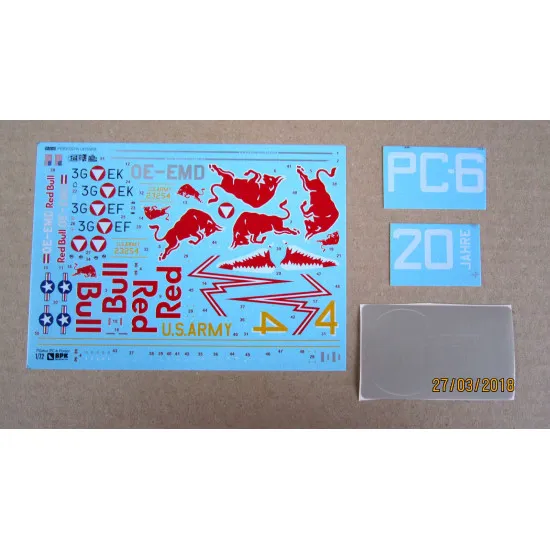 PILATUS PC-6 TURBO PORTER - SINGLE-ENGINED AIRCRAFT BPK 7213 SCALE 1/72