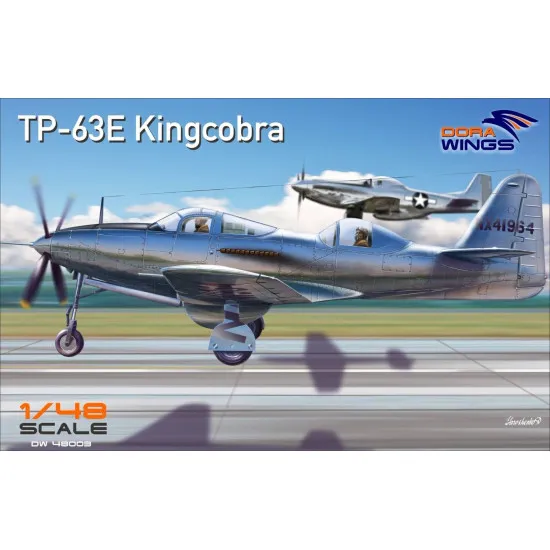 DORA WINGS 48003 BELL TP-63E KINGCOBRA TWO SEAT PLASTIC MODEL KIT 1/48