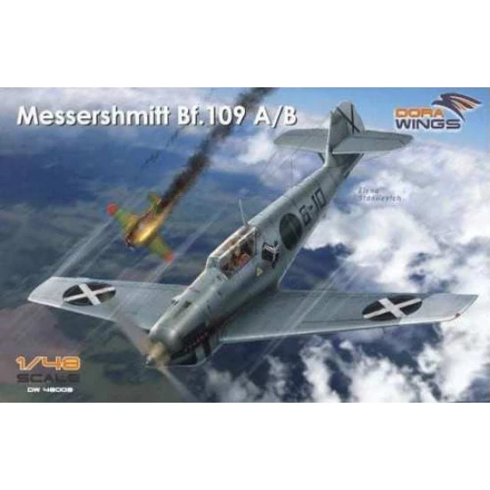 DORA WINGS 48009 MESSERSCHMITT BF.109 A/B LEGION CONDOR PLASTIC MODEL KIT 1/48