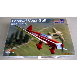 PERCIVAL VEGA GULL CIVIL SERVICE (PE PARTS, MASK) 1/72 DORA WINGS 72002