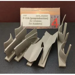 Us Stock Cat4 R48085 - 1/48 - F-111a Preproduction Air Intakes For Academy
