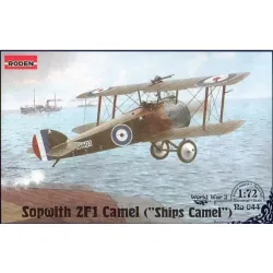 Us Stock Roden 044 1/72 Sopwith 2f.1 Camel British Biplane Aircraft 1917 Wwi