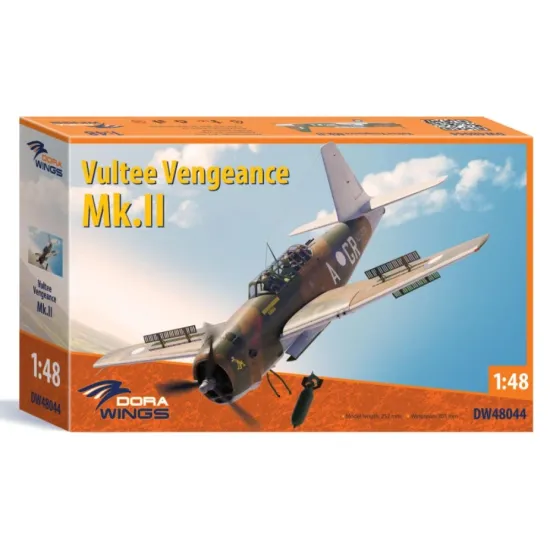 Us Stock Dora Wings 48044 - 1/48 - Vultee Vengeance Mk.ii, Military Airplane Kit