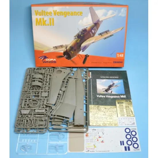 Us Stock Dora Wings 48044 - 1/48 - Vultee Vengeance Mk.ii, Military Airplane Kit