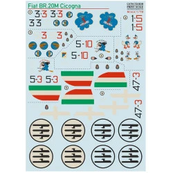 Print Scale 72-506 1/72 Br20m Cicogna Accessories For Aircraft