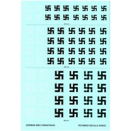 Techmod 24005 1/24 German Wwii Luftwaffe Signs 260-300-400mm Wwii Wet Decal Techmod 24005 1/24 German Wwii Luftwaffe Signs 260-300-400mm Wwii Wet Decal