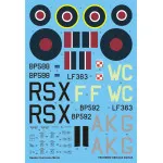 Techmod 24012 1/24 Hawker Hurricane Iic Polish Raf Aircraft Wet Decal Wwii