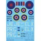 Techmod 24016 1/24 Typhoon Mk Ib Raf Squandron Aircraft Wet Decal Wwii