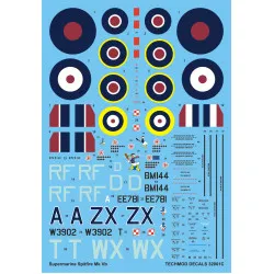 Techmod 32001 1/32 Supermarine Spitfire Mk Vb Raf Polish Fighter Wet Decal Wwii