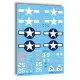 Techmod 32007 1/32 Grumman F6f-5 Hellcat England 1944 Fighter Wet Decal