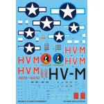 Techmod 32012 1/32 Republic P-47d/M Thunderbolt Usaf Aircraft Wet Decal Wwii