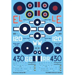 Techmod 32015 1/32 Grumman Hellcat I Usaf Aircraft Wet Decal Wwii