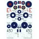 Techmod 32015 1/32 Grumman Hellcat I Usaf Aircraft Wet Decal Wwii