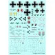 Techmod 32028 1/32 Messerschmitt Bf 109e-4 1940 Aircraft Wet Decal W/Masks