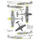 Techmod 32029 1/32 Messerschmitt Bf 109g-2 1942-1943 Aircraft Wet Decal W/Masks