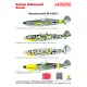 Techmod 32029 1/32 Messerschmitt Bf 109g-2 1942-1943 Aircraft Wet Decal W/Masks