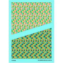 Techmod 32031 1/32 Lozenge Wet Decal Two Colour Variants Of 4-colour Lozenge