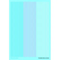 Techmod 32032 1/32 Stripes For Lozenge Sheet Contains Three Variants Wet Decal