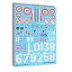 Techmod 32035 1/32 Morane Saulnier Ms 406c1 1940 French Fighter Aircraft Wet Decal Wwii