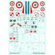 Techmod 32035 1/32 Morane Saulnier Ms 406c1 1940 French Fighter Aircraft Wet Decal Wwii