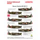 Techmod 32035 1/32 Morane Saulnier Ms 406c1 1940 French Fighter Aircraft Wet Decal Wwii