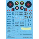 Techmod 32047 1/32 Supermarine Spitfire Ix Fighter Wet Decal Wwii W/Masks