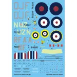 Techmod 32056 1/32 Spitfire Mk I/Iib Fighter Wet Decal Wwii England 1940-41
