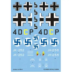 Techmod 32060 1/32 Junkers Ju-88a-4 1942-1944 Finland Aircraft Wet Decal Wwii
