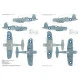 Techmod 32064 1/32 Corsair F4u-1 Birdcage Aircraft Wet Decal Wwii