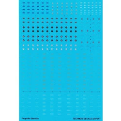 Techmod 32076 1/32 Propeller Logos Stencils Aircraft Wet Decal Hamilton Curtiss