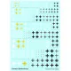 Techmod 35002 1/35 German Balkenkreuz Size 150 200 250 300 360 4 Wet Decal Wwii