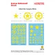 Techmod 35010 1/35 Allied Stars In Yellow Circles Wet Decal Wwii