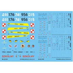 Techmod 35101 1/35 Mi-24 D/W Helicopter Polish Wet Decal