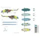 Techmod 35102 1/35 Mi-17 Mi-8mtv-1 Helicopter Polish Czech Slovak Wet Decal